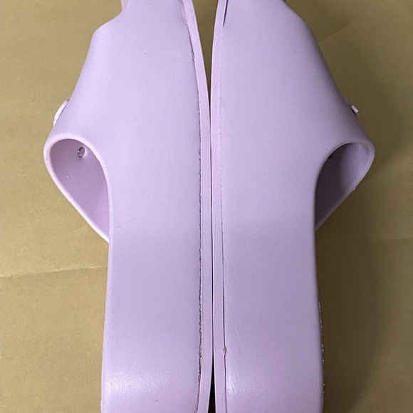 NEW Guess Swings Platform Pool Slides Liliac Purple 10 - Picture 4 of 6